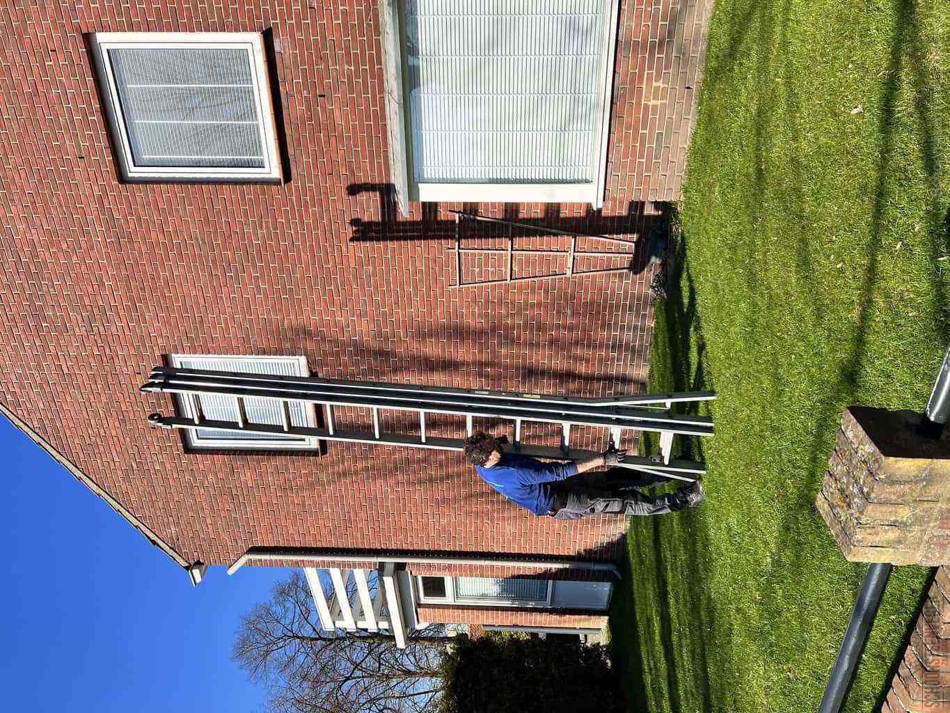 Zaandam schoorsteenveger huis ladder
